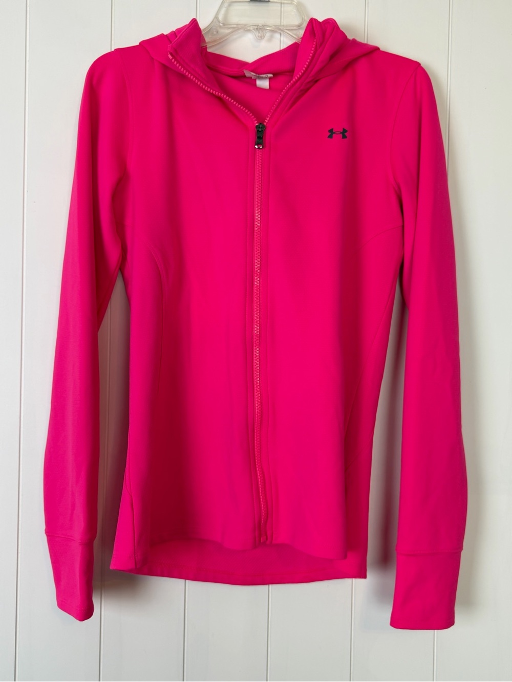 Under Armour Women’s Hot Pink Zip-Up Hoodie Jacket